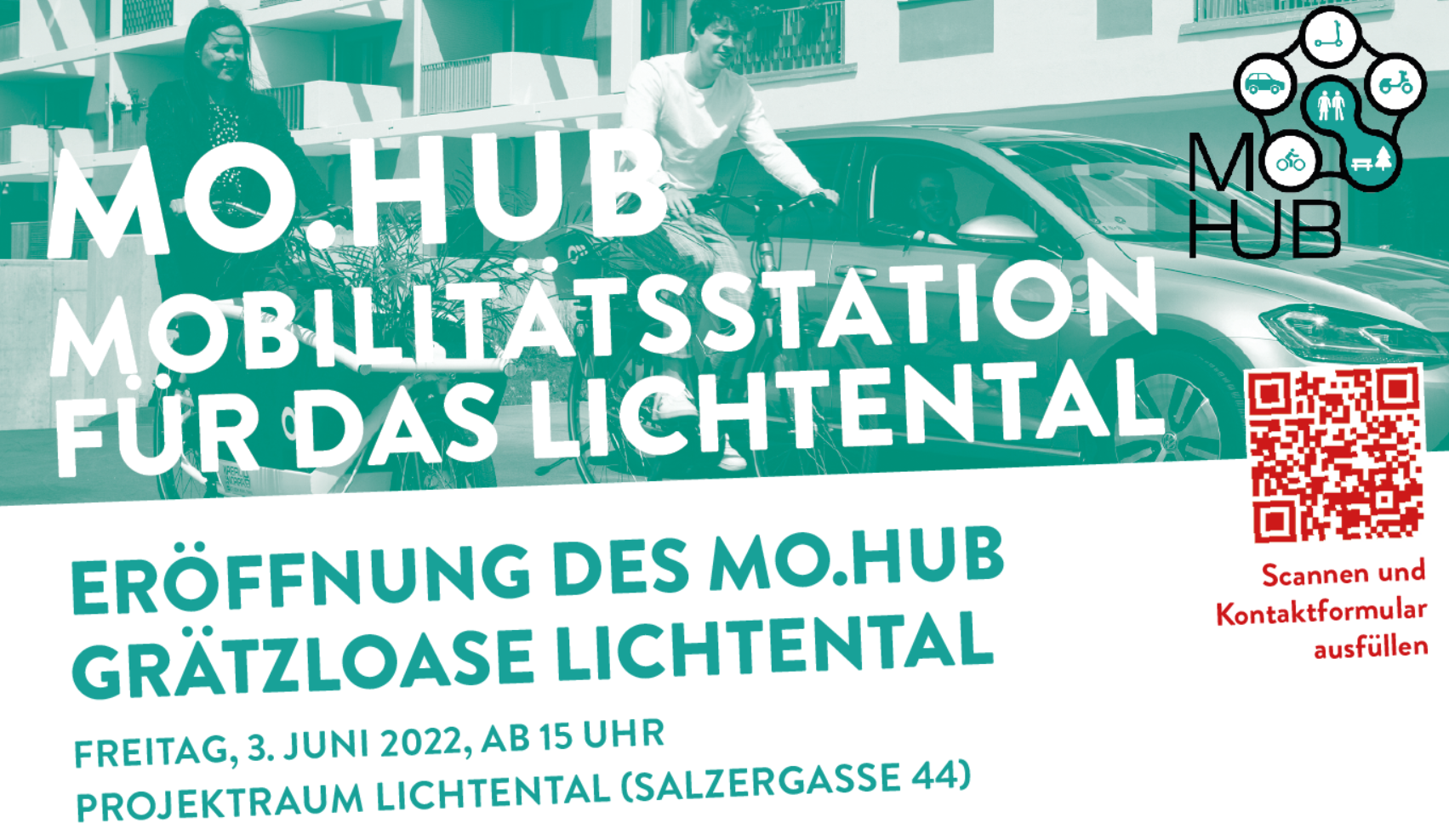 Die Mo.Hub Grätzloase im Lichtental wird eröffnet!